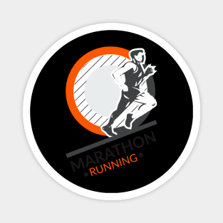 Marathon Running Magnet